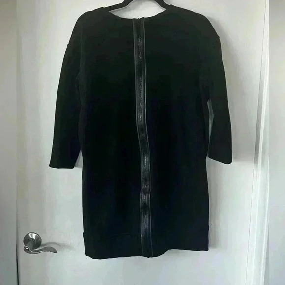 Athleta black fleece dress - Picture 2 of 7